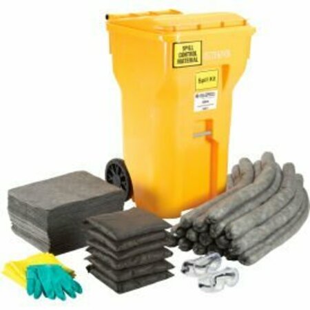 EVOLUTION SORBENT PRODUCTS Global Industrial Universal Wheeled Spill Kit, 65 Gallon 670676